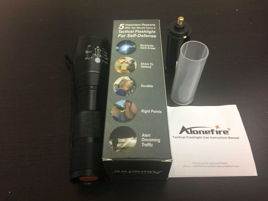 Lanterna 5000 lm - nova - zoom 2000 - Alonefire XML - T6