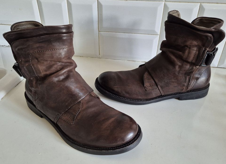 AS 98 roz. 42 SKÓRA NATURALNA w całosci  botki premium airstep