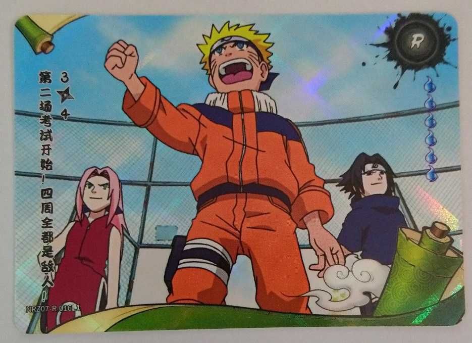 Karta Naruto TCG Kayou Sakura & Naruto & Sasuke - NRZ07-R-016L1