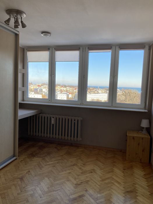 2 pokoje, 38m, 9 piętro, widok na morze