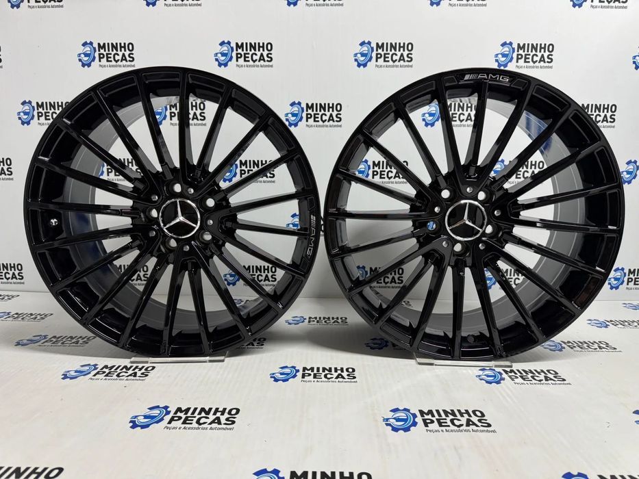 Jantes Mercedes AMG em 19 (5x112) preto brilho