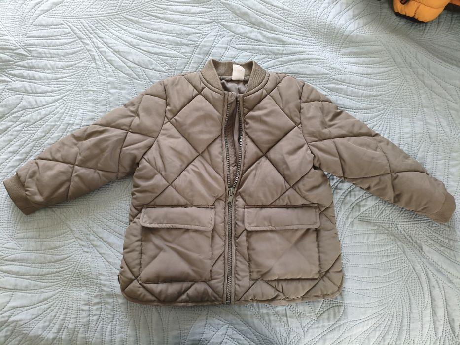 Kurtka dziecięca pikowana H&M r. 98 używana stan bdb