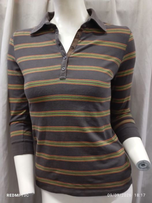 Polo às riscas Zara Basic