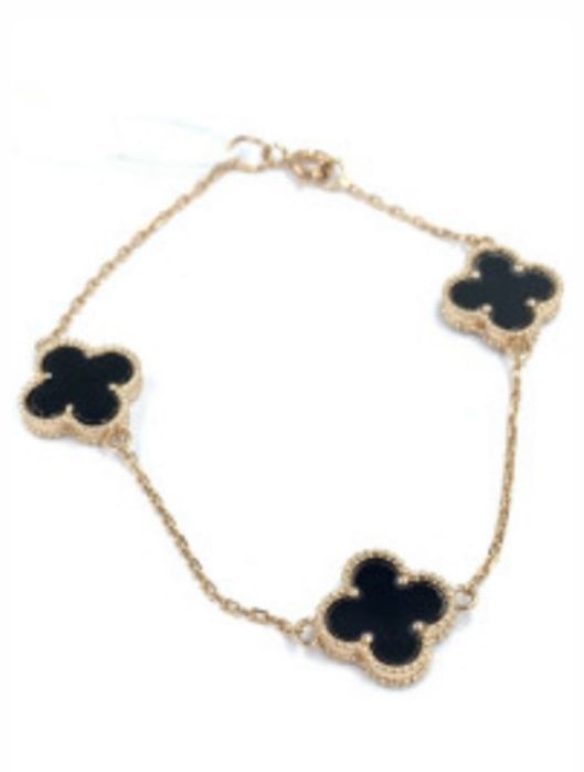 Van  cleef  браслет конюшина клевер золото 585 діаманти