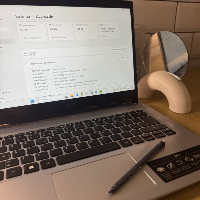 Portátil Híbrido (com caneta) ACER Spin 1 - SP114-31N