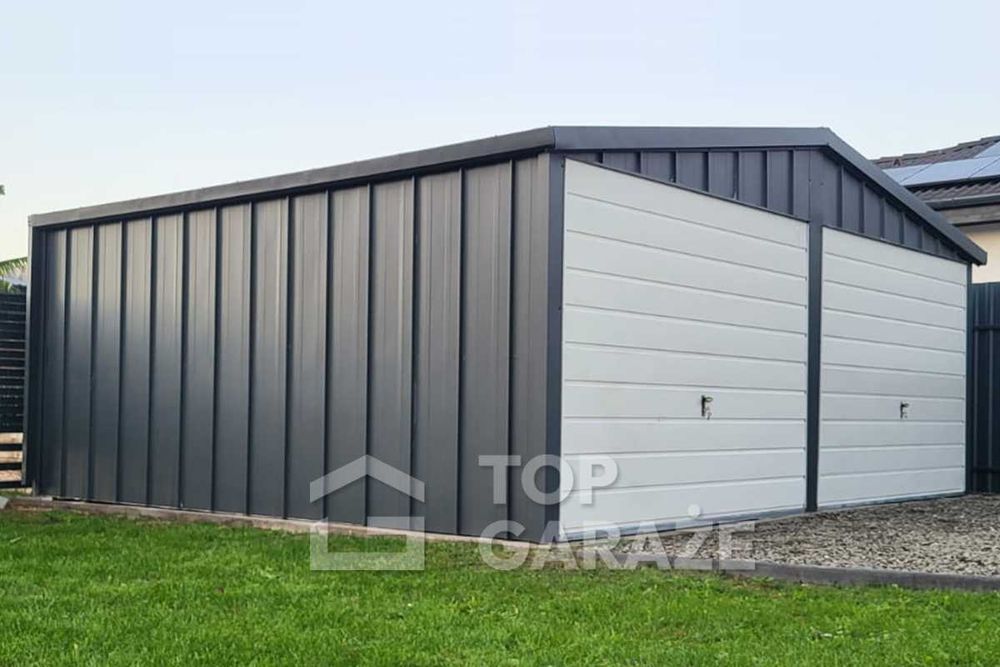 Garaż blaszany NA RĄBEK pod wymiar 6m szeroki 5m długi