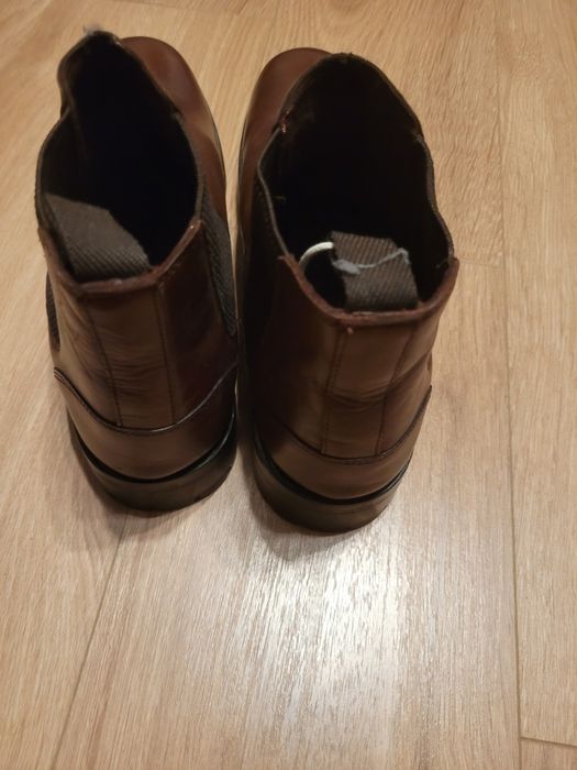 Buty skórzane nowe męskie