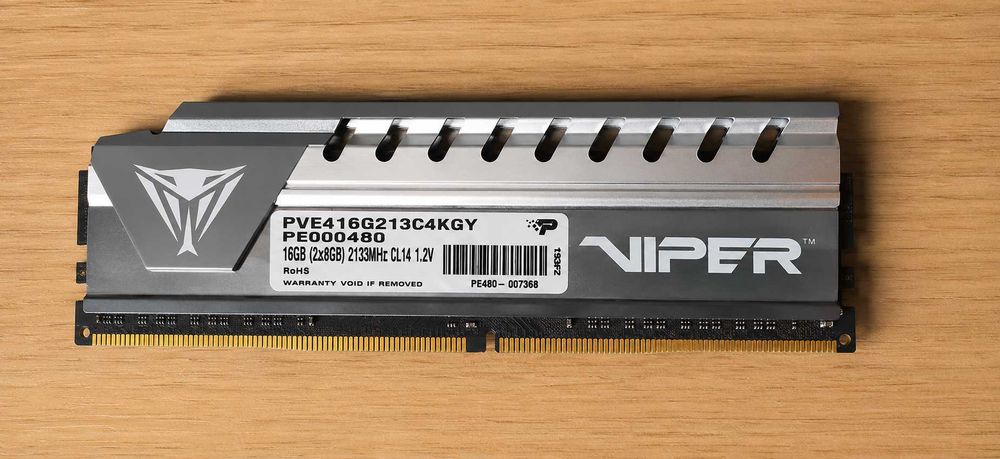 Оперативна пам'ять Patriot 8GB DDR4 2133 MHz CL14