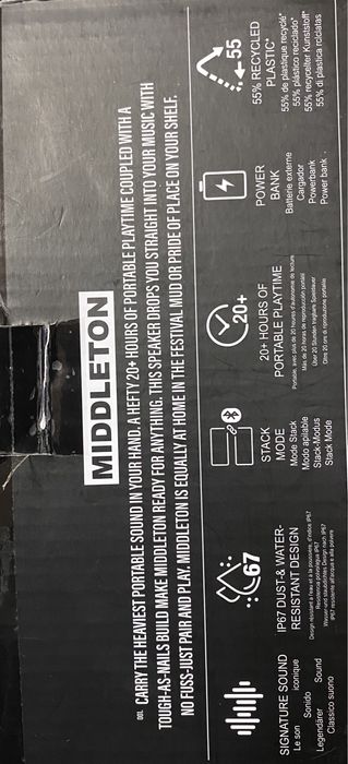 Портативна Bluetooth-колонка Middleton W3 9146 Синій