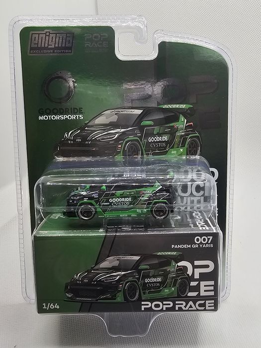 Pop Race Toyota GR Yaris Pandem Motorsports, green/black BLISTER