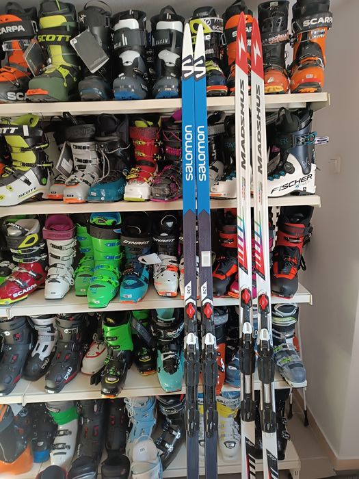 Narty biegowe Salomon RC9 skin + wiązania Rottefella Move