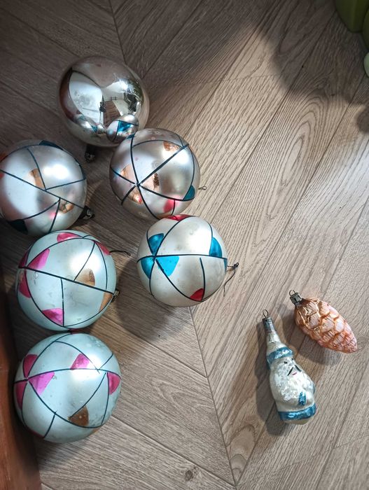 Bombki choinkowe zestaw stare świąteczne