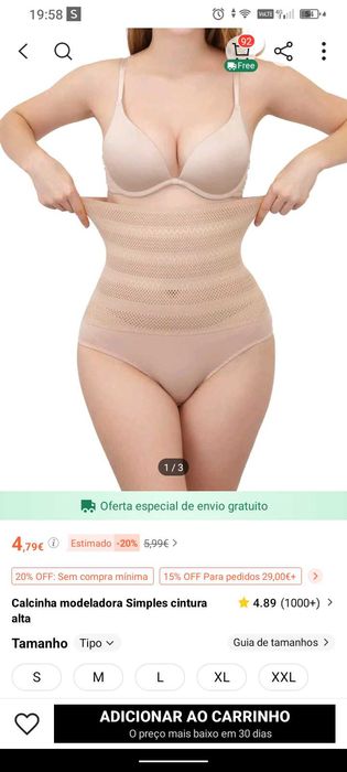 Vendo cintas modelagem de corpo