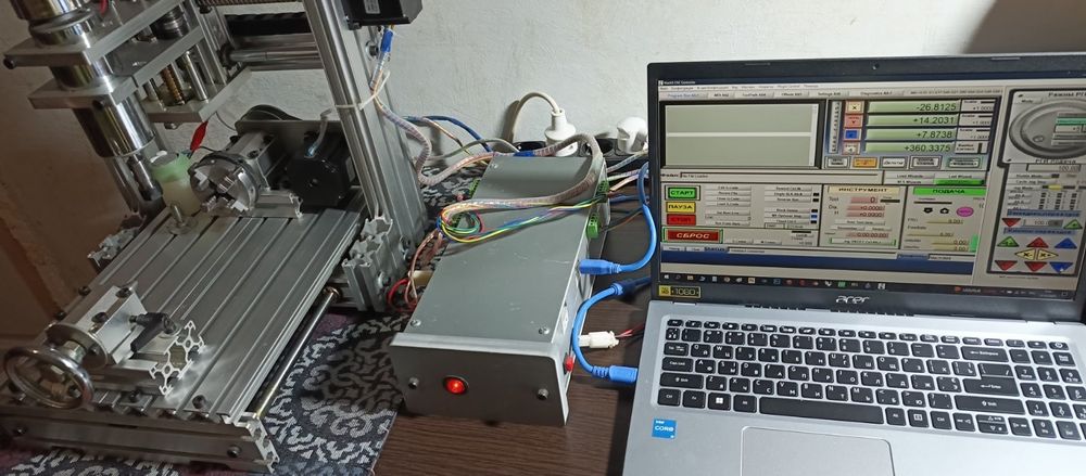 Станок ЧПУ фрезерный 4- осевой diy cnc 3020