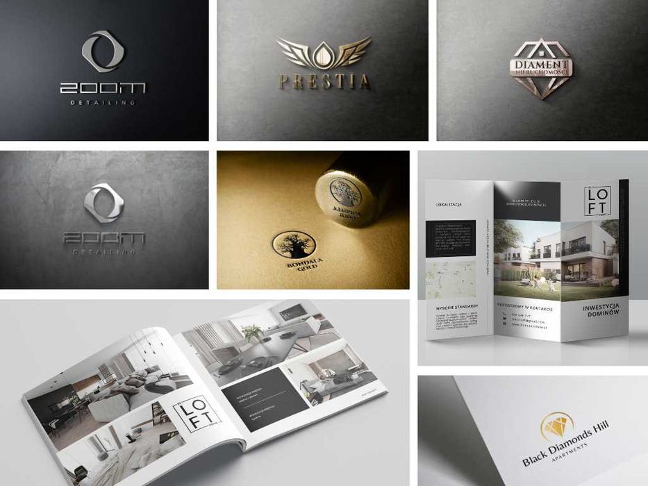 Projekt logo | Logo firmowe | Ulotki | Banery | Grafiki Social Media