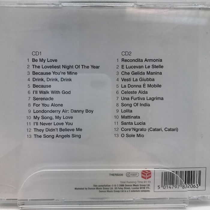 cd - mario lanza - the essential collection