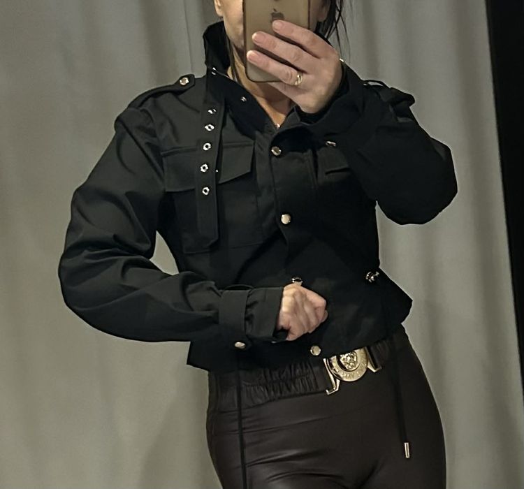 Kurtka wiosenna damska,parka,ramoneska czarna,