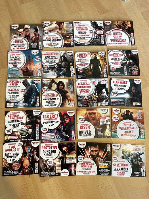 50x płyty z grami CD Action