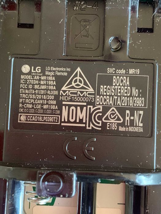 pilot do telewizora LG MR19BA MR19 AN-MR19BA AN-MR18BA - oryginalny