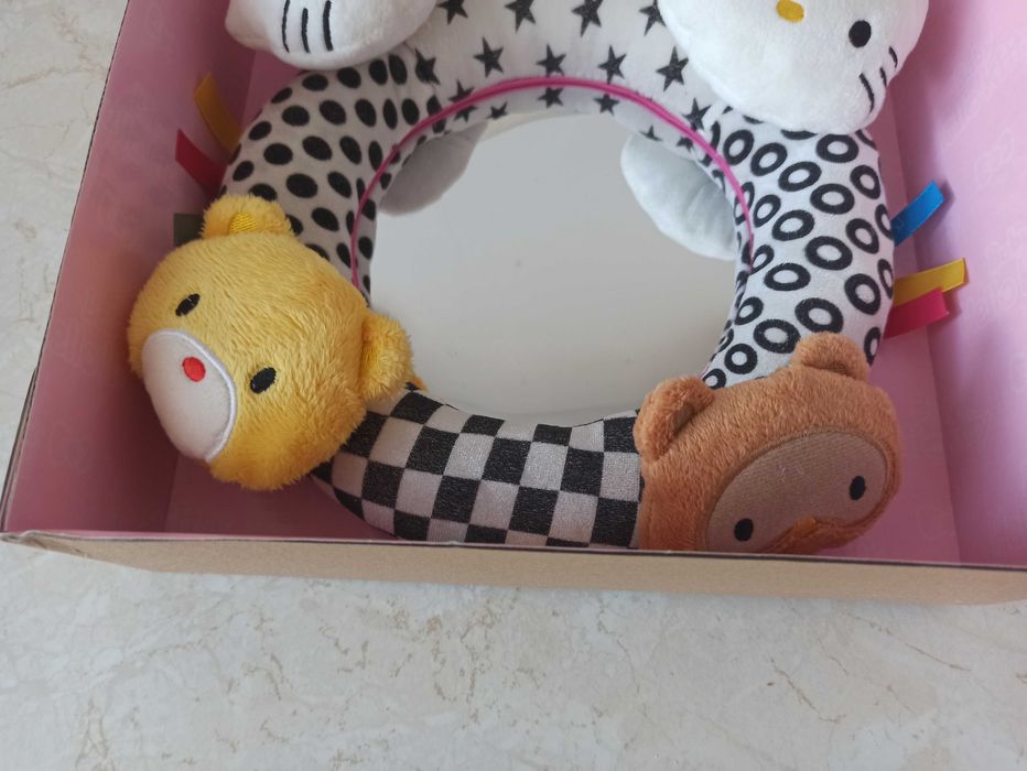 Nowe pluszowe lusterko zabawka do powieszenia Hello Kitty 24 cm
