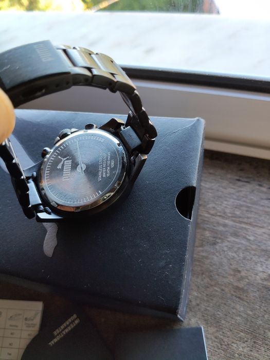Relógio puma bracelete metal