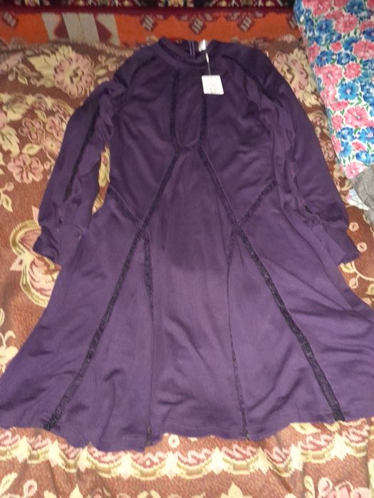 Тепла сукня фіолетова