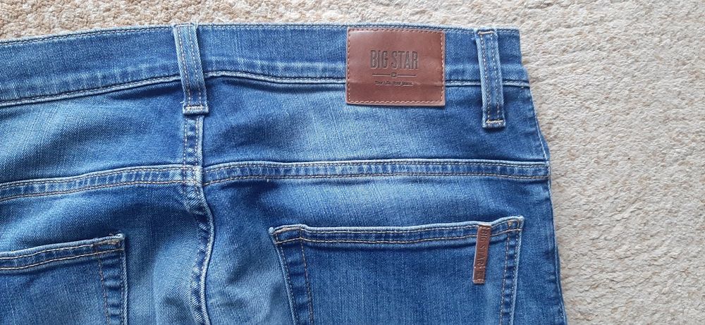 Spodnie męskie dżinsy jeansy slim W33/50 Big Star