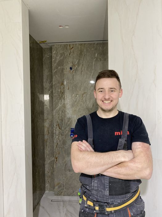 Плиточник широкоформатного керамограніту| Дизайн рішення | Преміум