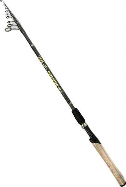 Спиннинг компактный  Gladiator 2.1/2.4/2.7м (тест 7-28г) карбон