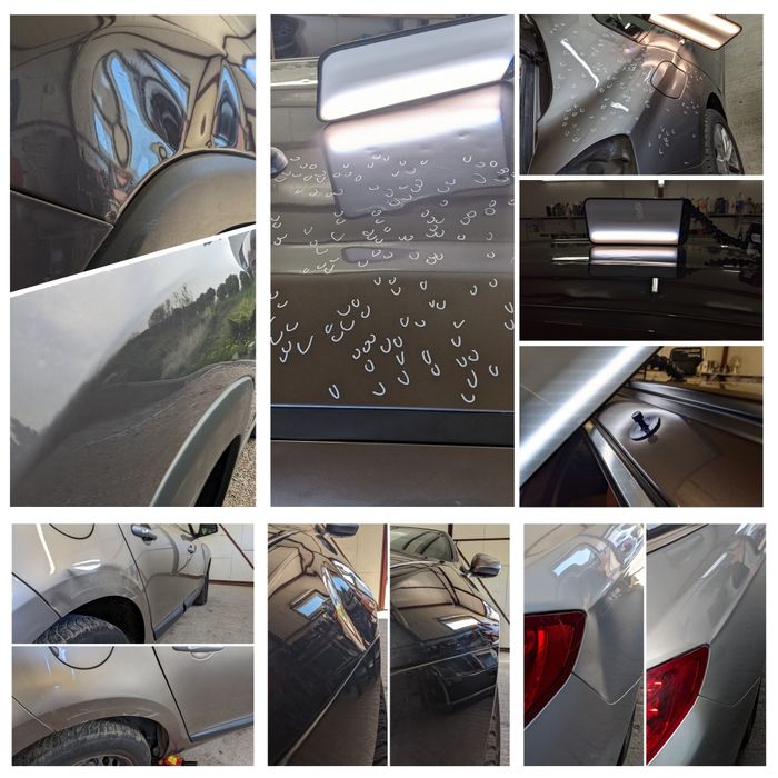 Usuwanie wgnieceń po gradzie, parkingowych, PDR, bez lakierowania