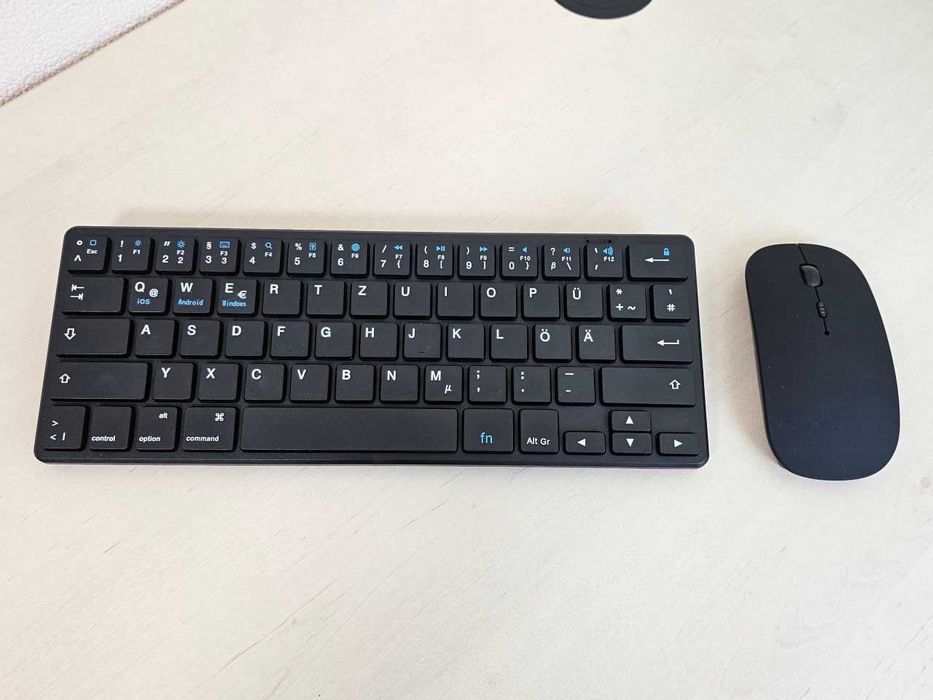 Комплект бездротовий (Клавіатура та миша) MAXESLA A189-DE Drahtlose Maus und Tastatur 3*AAA