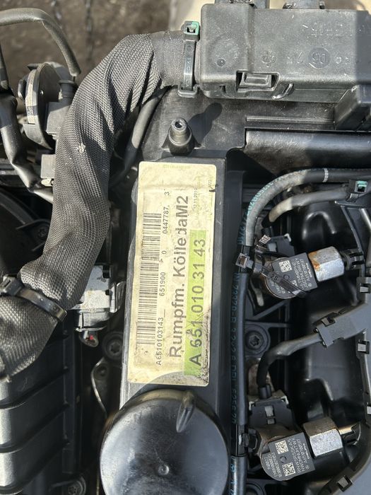 Двигун ОМ 651 912. 2.2  Mercedes w204 мотор