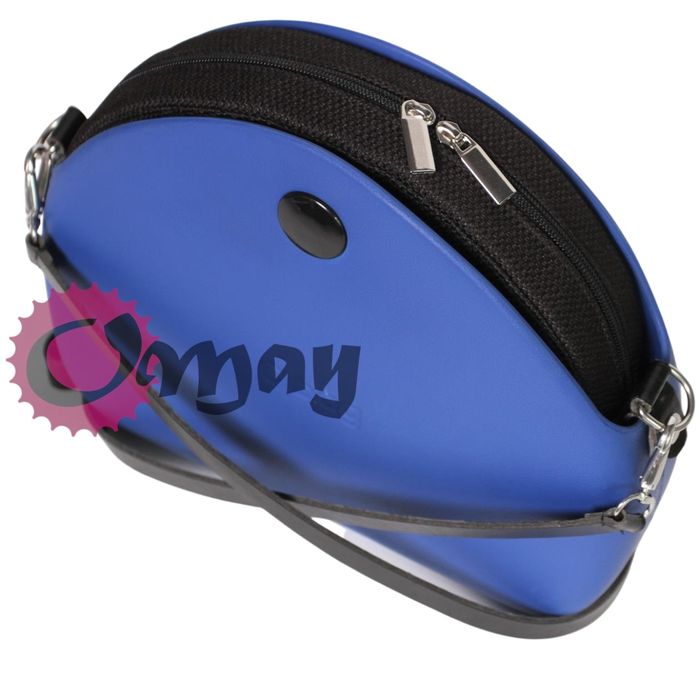 Czarny organizer do OBAG MOON LIGHT struktura 2 kieszenie OMAY