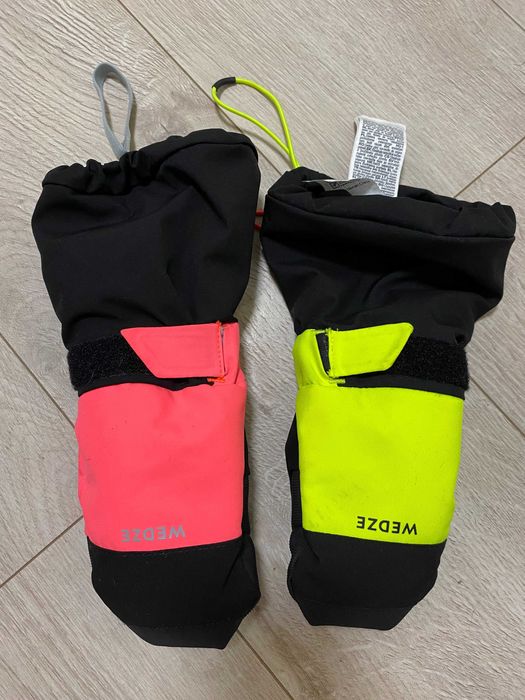 Рукавицы краги лыжные теплые decathlon wedze, размер 6 лет