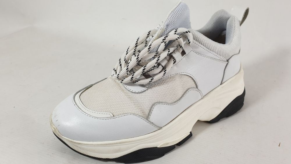 samsoe białe ADIDASY DAMSKIE skórzane ROZ 36