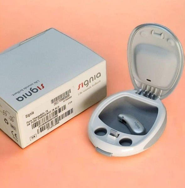 Слуховой аппарат 7X Signia Pure – индуктивная зарядка и потоковая пере