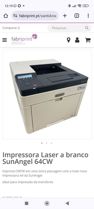 Impressora Laser a branco SunAngel 64CW