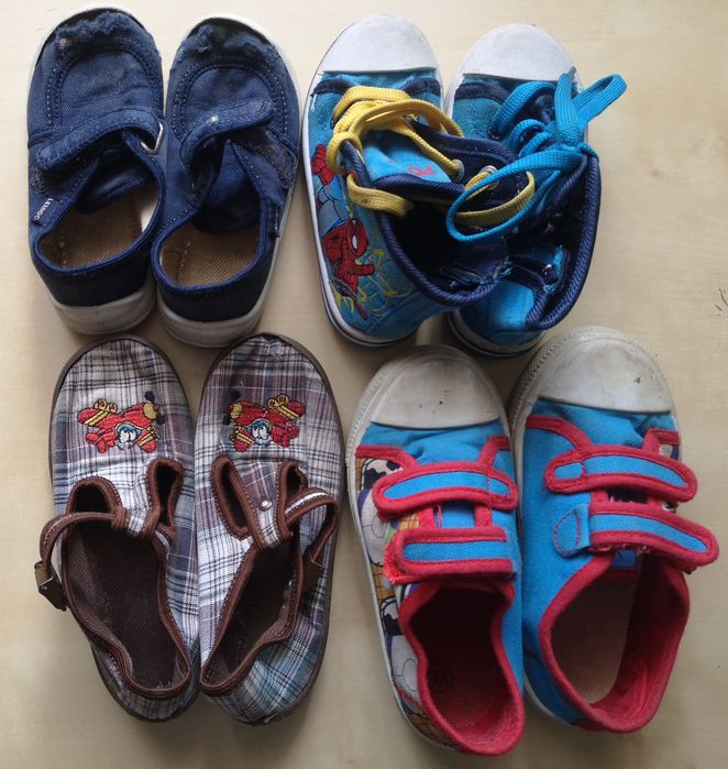 Buty dla chłopca 4szt rozmiar 22, 24, 26