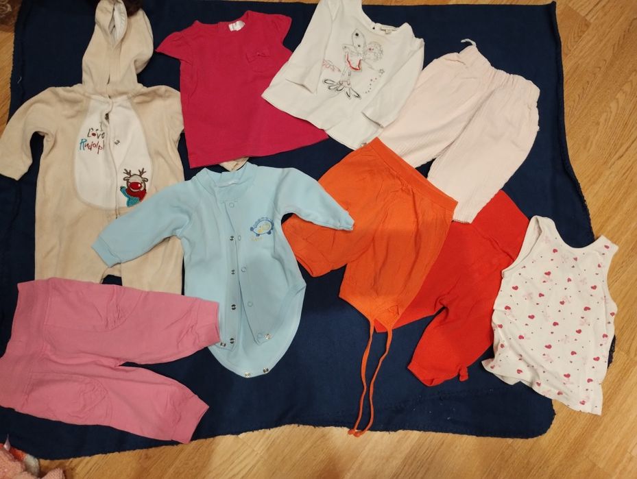 Віддам одяг на дівчинку від 0 до 9міс  (80 р)