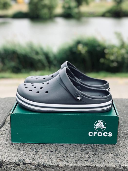Чоловічі крокси / Мягкие мужские кроксы / шлепанцы Crocs / шлепки крокс / crocs мужские / закрытые шлепанцы