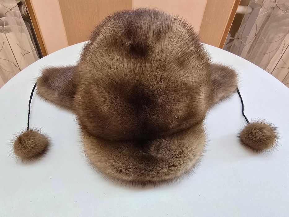 шапки женские меховые:норка,песец,андатра