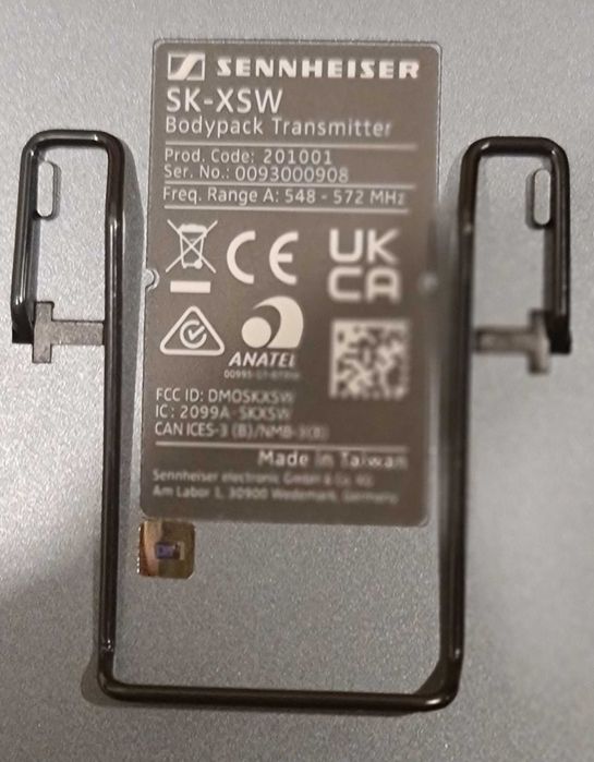 Sistema sem fios Sennheiser