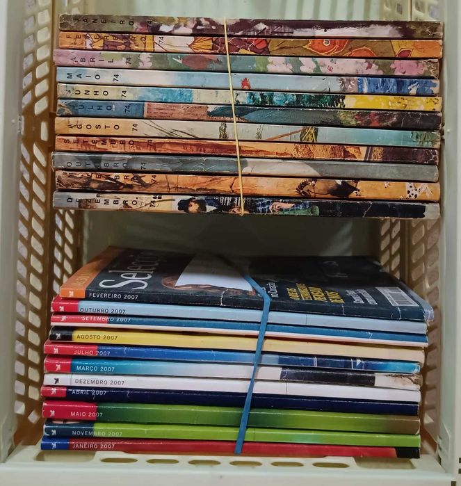 Revistas das Seleções de Reader's digest : Anos 1974, 1976, 1977, 1999, 2000, 2002, 2006, 2007 (11 exemplares por ano)