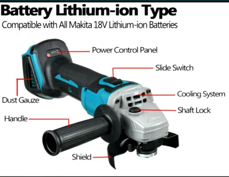 Аккумуляторна болгарка