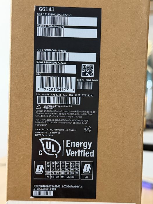 Ноутбук Asus Rog Strix G16 G614JV