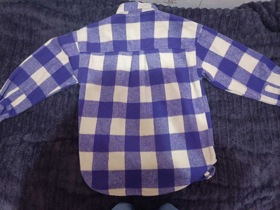 рубашка в клетку оверсайз