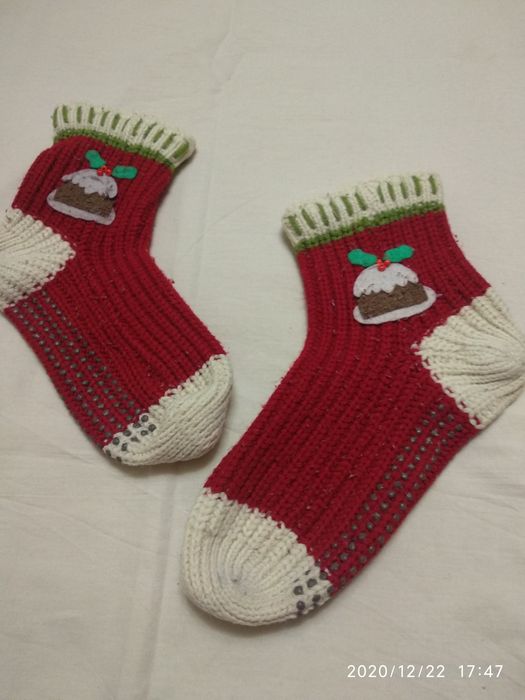 Носки теплые, новогодние
