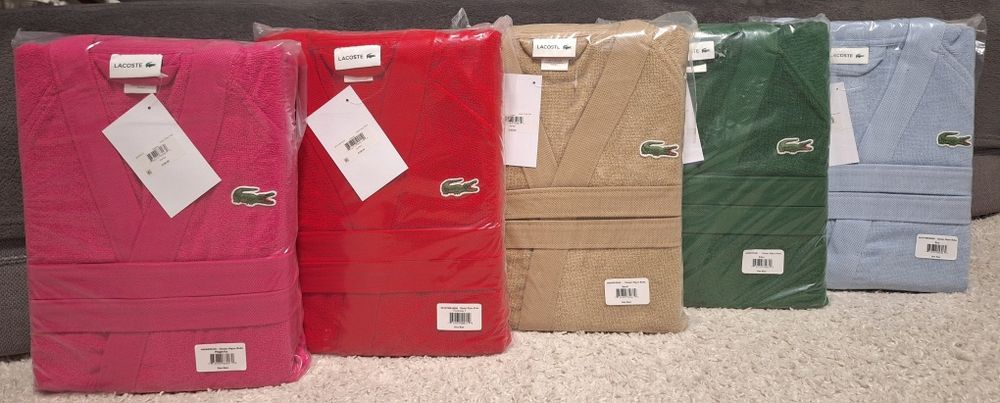 Халат банний  LACOSTE унісекс. Оригінал.