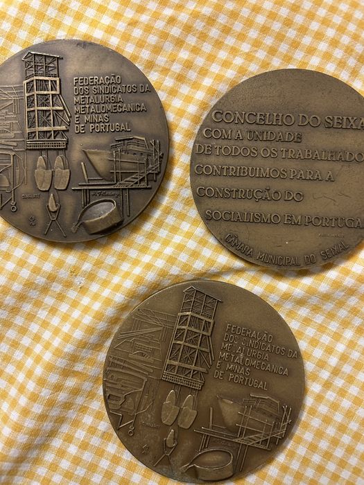 Medalhas de Bronze Antigas SEIXAL