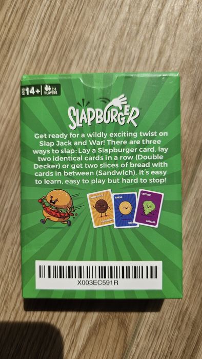 Slap Burger. Strategiczna gra karciana